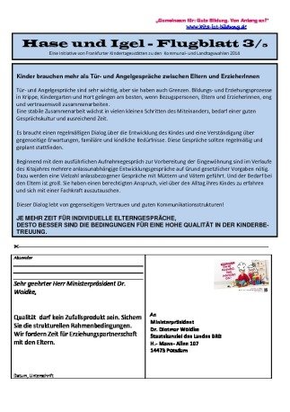 Hase und Igel - Flugblatt 3/5 [PDF]