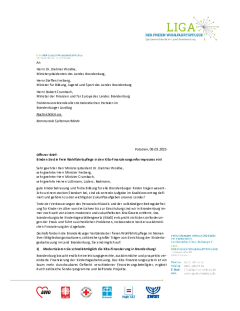 Offener Brief zur Kita-Finanzierungsreform