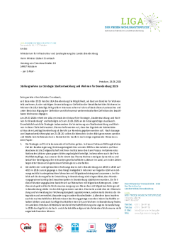 Stellungnahme zur Strategie Stadtentwicklung und Wohnen des Landes Brandenburg