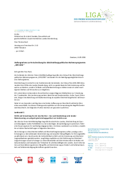 Stellungnahme zum Gleichstellungspolitischen Rahmenprogramm "GPR 2030"